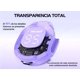 thumbnail image 3 of Auriculares in-ear inalámbricos Acefast T8 Cristal IPX4 T8 rosa con luz LED, 3 of 8