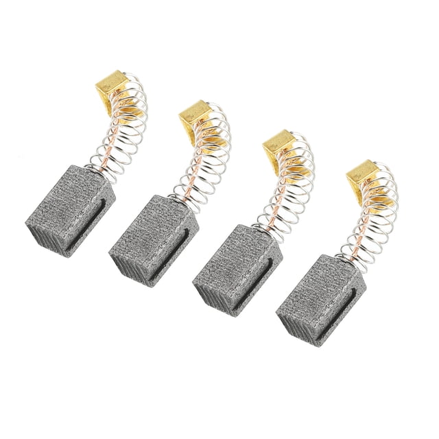 Cepillos de carbón 0.47x0.31x2.83 pulgadas para motores eléctricos, herramienta eléctrica, amoladora angular, sierra de banco, pieza de repuesto para reparación, paquete de 10