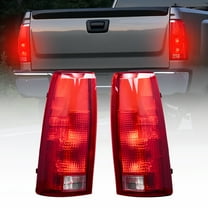 VEVOR Tail Light Assembly Compatible with 1988-1999 Chevy/GMC C/K 1500 2500 3500, 1992-1999 Chevy/GMC Suburban 1500/2500, 2PCS Left & Right Side Taillight Rear Brake Lamps with Halogen Bulbs