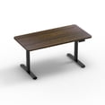 thumbnail image 1 of Kaya Desk - Black Frame - Walnut Tabletop 140x70cm | 55x28in, 1 of 10