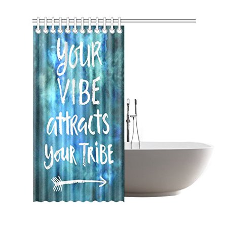 Gckg Watercolor Quote Shower Curtain Inspirational Quotes