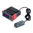 thumbnail image 1 of Abody Digital Display Temperature&Humidity Controller Thermoregulator Thermostat Humidistat Therometer Hygrometer with Integrated Sensor Probe Relay Output, 1 of 7