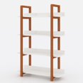 thumbnail image 5 of Resenkos Solid Wood Bookshelf, Mix Color Design, Home Decor, Shelving Unit, 47.24" Height, 5 of 6