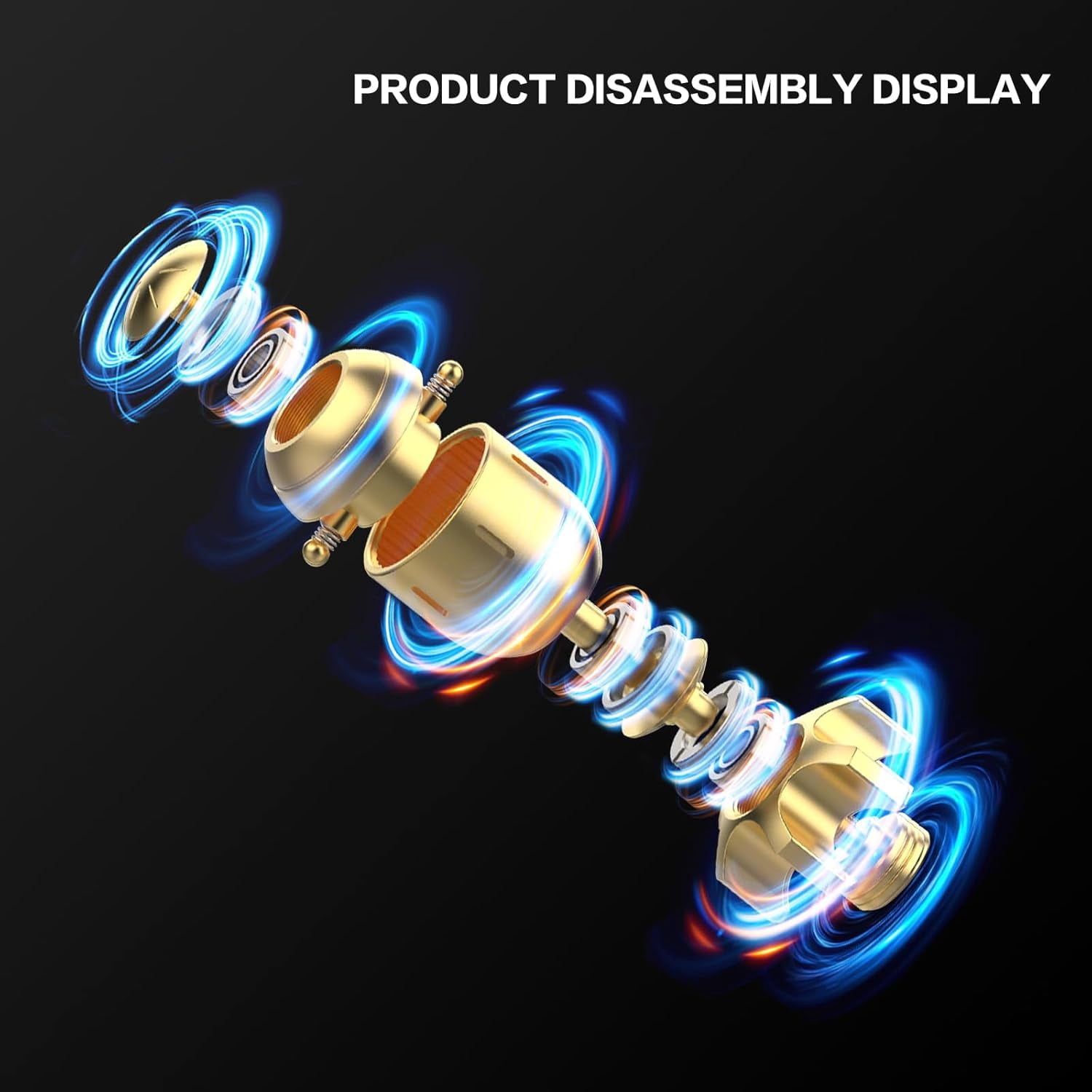 Ddluck Fidget Toys for Adults Rocket (Brass)