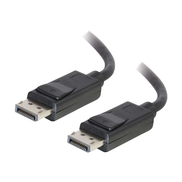 C2G 35ft DisplayPort Cable with Latches - M/M - DisplayPort cable - DisplayPort (M) to DisplayPort (M) - 35 ft - latched - black