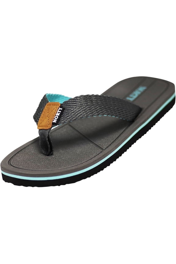NORTY Big Boys' Flip Flop Sandals Perfect for Beach, Outdoor, and Casual Wear