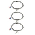 thumbnail image 4 of Uxcell 2M Wire M6 Thread Stainless Steel K-Type Thermocouple Temperature Sensor 3 Pack, 4 of 5