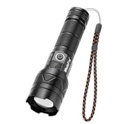 5000 Lumens Flashlights LED Rechargeable 30W Flashlight with Digital Power Display & 5 Modes Waterproof Handheld Flashlight for Camping Emergency