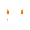 thumbnail image 1 of Eigraketly Rotación de 360 ​​° Caña de pescar a la deriva Espuma anticolisión Derivas brillantes Alarma Boya Fuerte resistencia a la tracción Naranja 2piezas Eigraketly CBP381221, 1 of 6