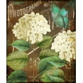 thumbnail image 2 of Sasha 26x30 White Modern Wood Framed Museum Art Print Titled - Alabaster Hydrangea, 2 of 4