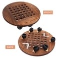 thumbnail image 2 of Miangastore Support pour Plantes avec Roues, Chariot Roulant pour Plantes en Bois, Pots de Fleurs, Base de Jardinière Ronde, Rouleau pour Plantes, Support de Jardinière Mobile, 2 of 8