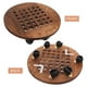 thumbnail image 2 of Soporte para plantas con ruedas, carrito de madera para plantas, macetas, base redonda para macetas, soporte móvil para macetas, 2 of 7