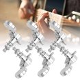 thumbnail image 4 of Tuning Key Pegs Tuners Key, 6 String Tuner Head Easy To Install Silver Guitar Machine Heads With 6 Pcs Screws For Most Acoustic Guitars And Electric Guitars, 4 of 8