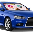 thumbnail image 5 of Kdxio Donut Print Windshield Sun Shade,UV Rays and Sun Heat Protection,Sunshade for Car Windshield,Car Shade Front Windshield - Medium, 5 of 6