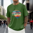 thumbnail image 3 of Mountain Graphic Tees for Men 2026 Summer Casual Short Sleeve Crewneck Hiking Camping T Shirts, 3 of 5