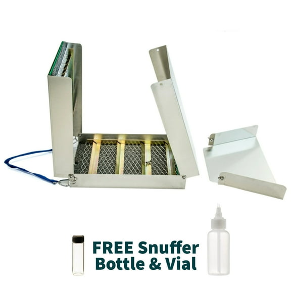 Folding Sluice Box | Extended 50" | Folded 15" w Miners Moss  Carpets