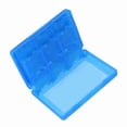 thumbnail image 2 of Estuche de plástico PP 28 en 1 Nikou para cartuchos de juego de Nintendo 3DS DSL DSI LL color azul, 2 of 15