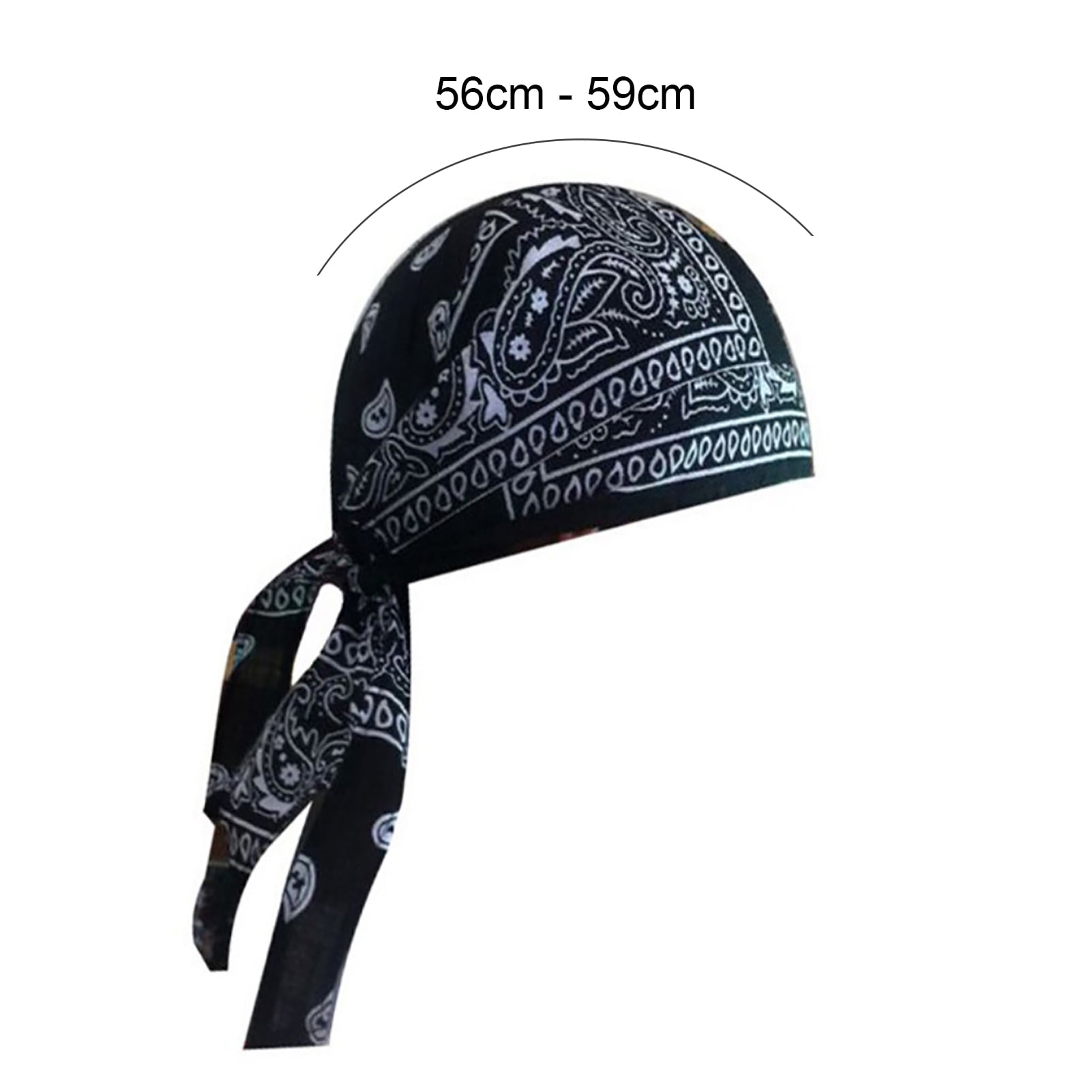 Adult Men Paisley Print Motorcycle Wrap Biker Hat Bandana