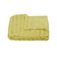 thumbnail image 6 of Home Soft Things Super Soft Decorative Throw Blanket -Jojoba Yellow - 50" x 60", 6 of 8