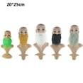 thumbnail image 2 of 5 piezas de barbas postizas, bigotes, barbas de Halloween para adultos y niños, 2 of 5