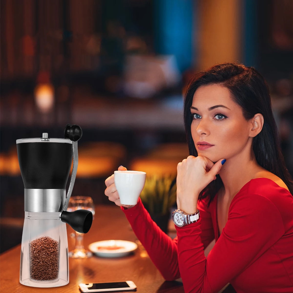 Commercial Mini Coffee Bean Grinder Portable Hand Espresso Cafe Manual  Coffee Grinders - China Manual Coffee Grinder and Hand Coffee Grinder price