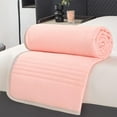 thumbnail image 5 of Striped Summer Quilt Light Pink (100*150Cm)， Ice Blanket Lightweight Breathable Double Ice Cool Summer Calming Quilt Solid Color Blankets for Hot Sleepers, 5 of 9