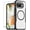 black, variant on REQO for Google Pixel 9a Case with Screen Protector, Flexible Slim Carbon Fiber [Support Wireless Charging] Protection Hybrid Bumper Hard Rubber Case Cover for Google Pixel 9a (2025 6.3")
