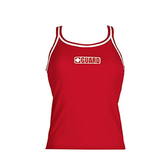 Dolfin Women's Solid Tankini Top Red L