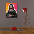 thumbnail image 4 of Epic Graffiti 'Mona Lisa Peaking' by Dean Russo, Canvas Wall Art, 26"x34", 4 of 8