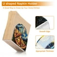 thumbnail image 5 of Yayeee Napkin Holder for Table Set of 2 Kitchen Paper Tissue Organization, Starry Pizza, 5 of 8
