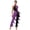 Purple, variant on Women's 1970s Party Sparkly Latin Dance Dressy Jumpsuit Sequin Tassel Fringe Pants Romper Purple S
