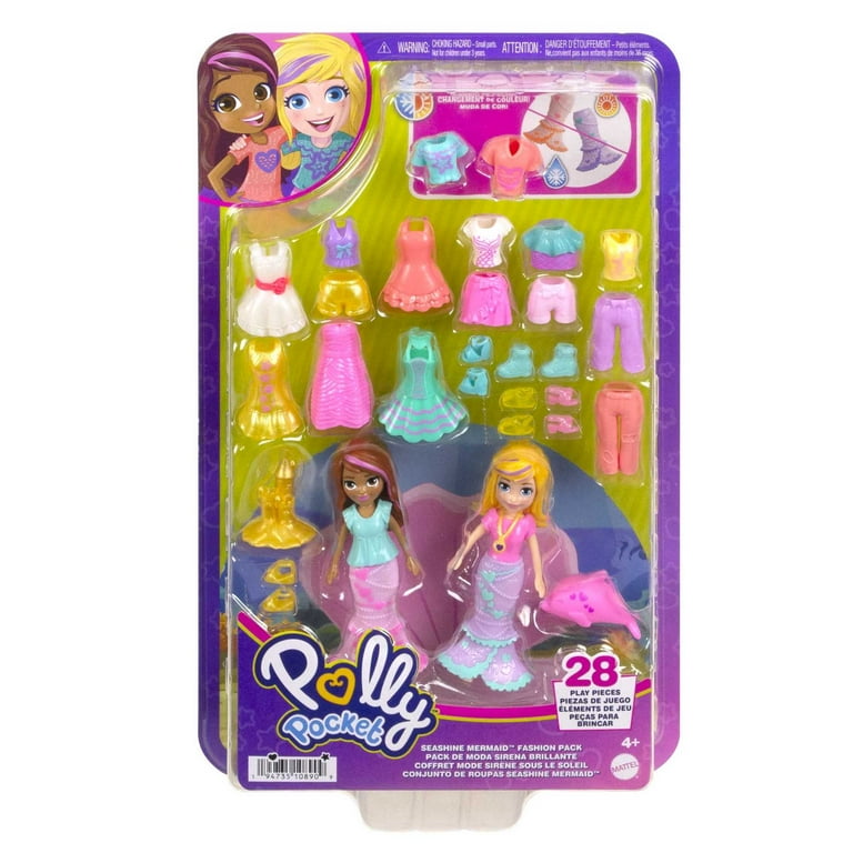 Polly Pocket Dolls Accessories, Dolls with 25 Themed