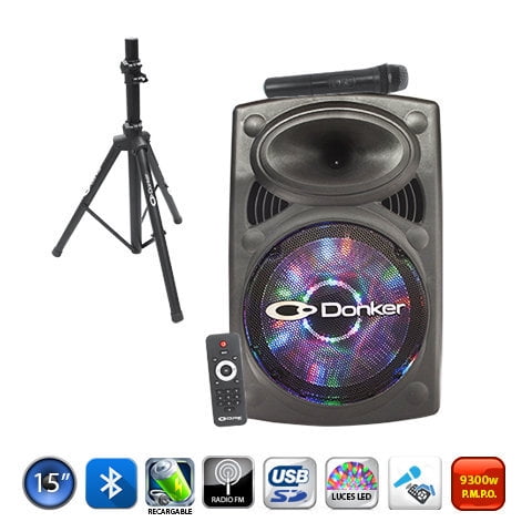 BAFLE 15" RECARGABLE KSR