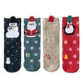 thumbnail image 3 of Christmas Socks Gift Set 4 Pairs Of Festive Patterned Comfortable Cotton Socks Unisex Gift, 3 of 3