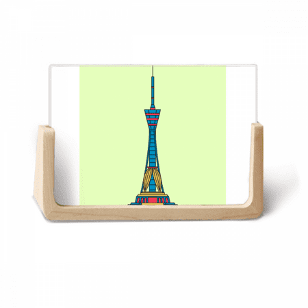 Hangzhou Semaphore Tower Plot Photo Wooden Photo Frame Tabletop Display