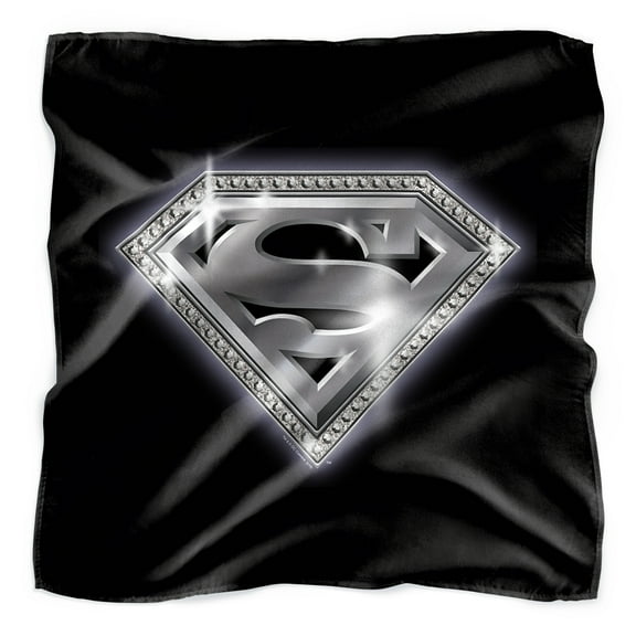 Superman Bling Shield Bandana (21 in x 21 in)