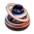 thumbnail image 5 of Solar Powered Rotating Double Ring Car Aromatherapy Hanging Home Decor, Long Lasting Fragrance Auto Rotate Ornament, Non Toxic Car Interior Air Freshener Decoration for Daily Use, A, 5 of 5