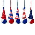 thumbnail image 3 of Northlight Hearts, Stars and Stripes Patriotic Gnome Ornaments - 6.5" - Set of 5, 3 of 5