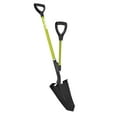 thumbnail image 4 of Sun Joe Shovelution Strain-Reducing Spear-Head Digging Garden Shovel, 9-inch Steel Head, 4 of 8