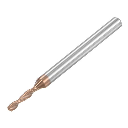 

Uxcell 2.35mm Dia 4mm Shank Titanium Coated Carbide Straight Shank Twist Drill Bit