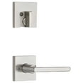 thumbnail image 5 of Kwikset San Clemente 818 Series, Satin Nickel, Steel, SmartKey Door Handle Set with Deadbolt, Lever, 5 of 6