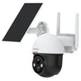 thumbnail image 3 of DEKCO Outdoor Solar Home Security Dome Camera w/ WiFi & Alarm (2 Pack), 3 of 12