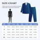 thumbnail image 4 of Balery teal blue Pijama para Hombre de Dos Piezas con Manga Larga, Conjunto de Dormir y Descanso Suave con Bolsillos-Large, 4 of 7