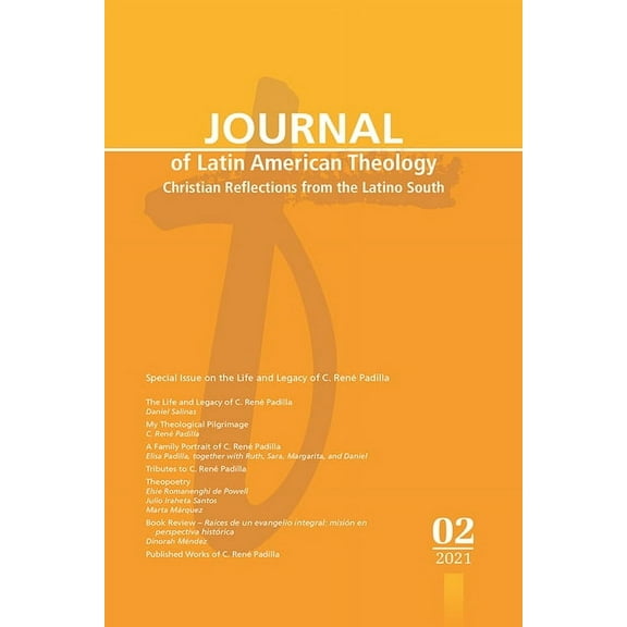 Journal of Latin American Theology: Journal of Latin American Theology, Volume 16, Number 2 (Paperback)