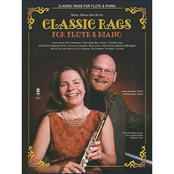 Classic Rags for Flute and Piano: Music Minus One Flute