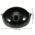 thumbnail image 1 of 7.5 X 3.5inch Iron Motorcycle Round Headlamp Cover Modification LED Headlight Head Lamp Housing Cover for Motorcycle 7 Inch Head Lamp, 1 of 7