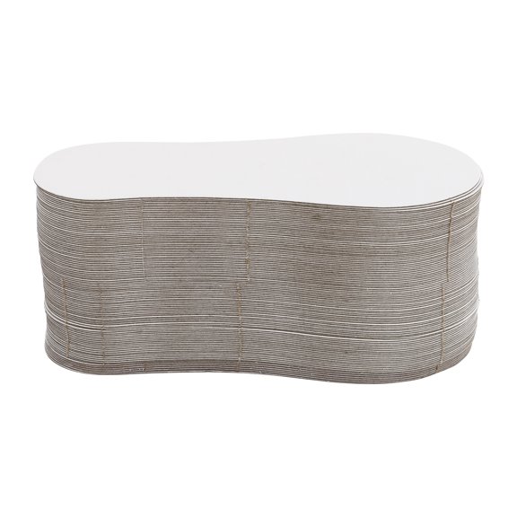 100 Pcs Paper Sock Organizer Socks Cardboard Display Inserts White Blank Man