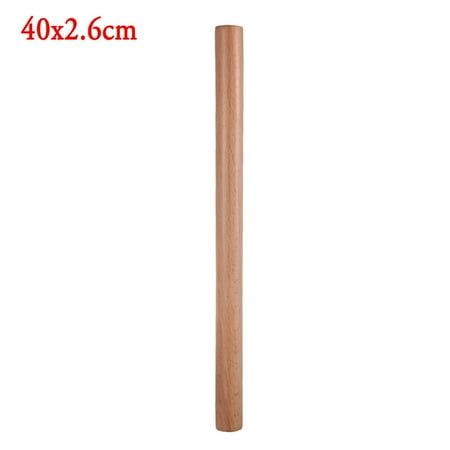 

Household Wooden Kitchen Accessories Cake Decoration Pastry Tool Baking Supplies Rolling Pin Dough Roller 40X2.6CM