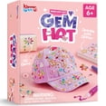 thumbnail image 1 of Kit de manualidades Klever Kits, gorro con gemas, para niñas mayores de 6 años, 1 of 8