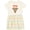 Natural with Stripes, variant on Inktastic Airedale Terrier Dog Lover Girls Toddler Dress